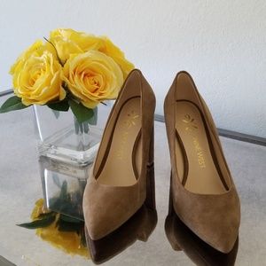 Astoria Brown Suede Pumps